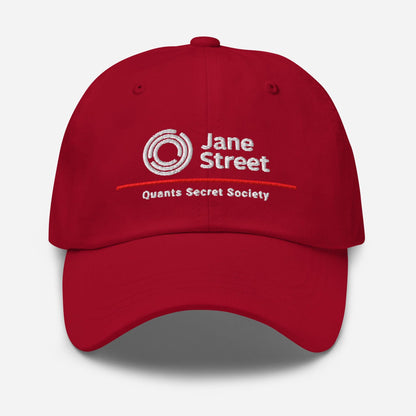 Jane Street Parody Dad Hat: Finance Humor Gift Quant Secret Society
