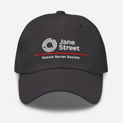 Jane Street Parody Dad Hat: Finance Humor Gift Quant Secret Society