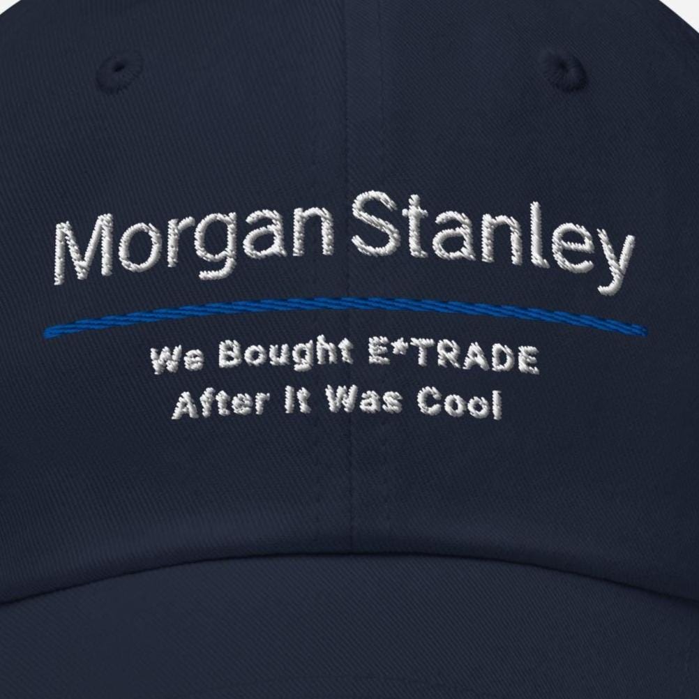 Morgan Stanley Parody Dad Hat: Finance Humor Gift