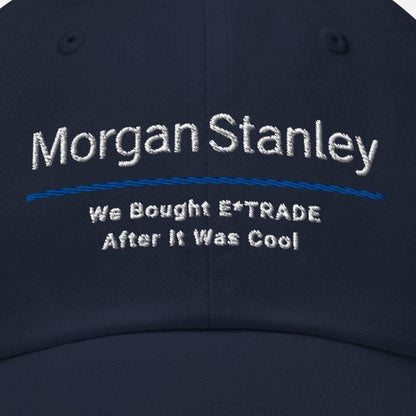 Morgan Stanley Parody Dad Hat: Finance Humor Gift