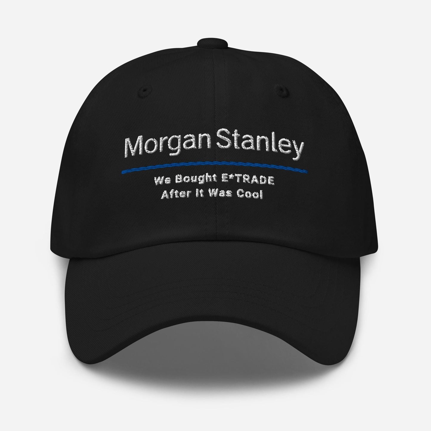 Morgan Stanley Parody Dad Hat: Finance Humor Gift