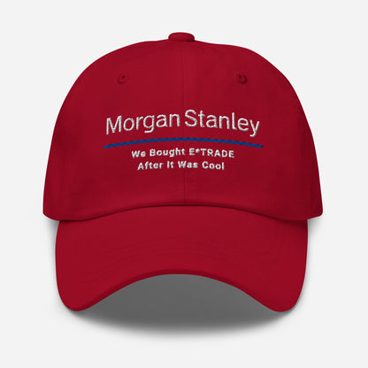 Morgan Stanley Parody Dad Hat: Finance Humor Gift