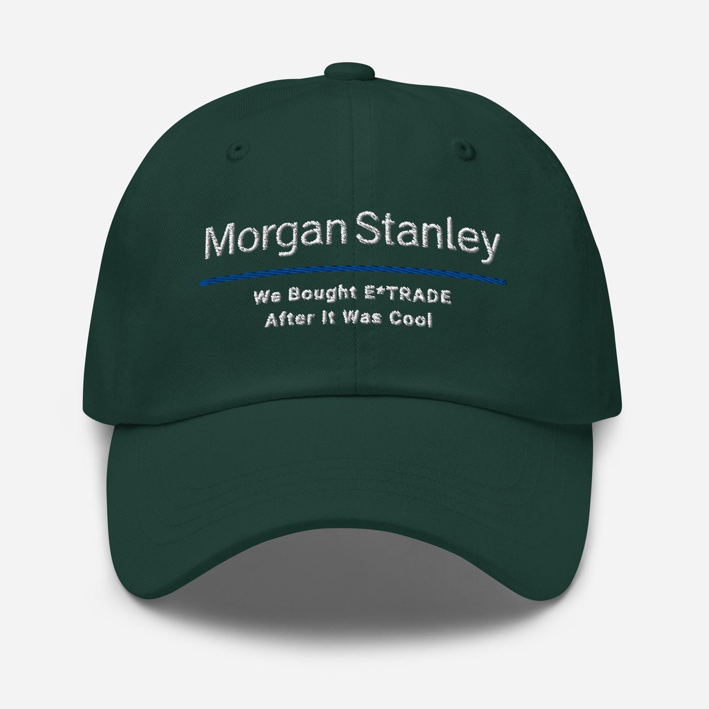 Morgan Stanley Parody Dad Hat: Finance Humor Gift