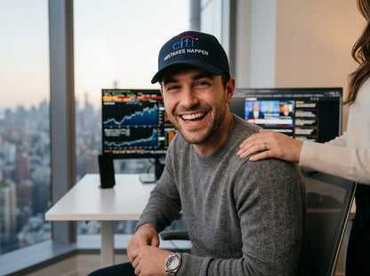 Finance Bro Dad Hat, Stock Market Trader Meme Cap, Investment Banker Humor Parody